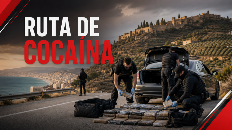 Operación policial contra una red de cocaína entre Málaga y Jaén