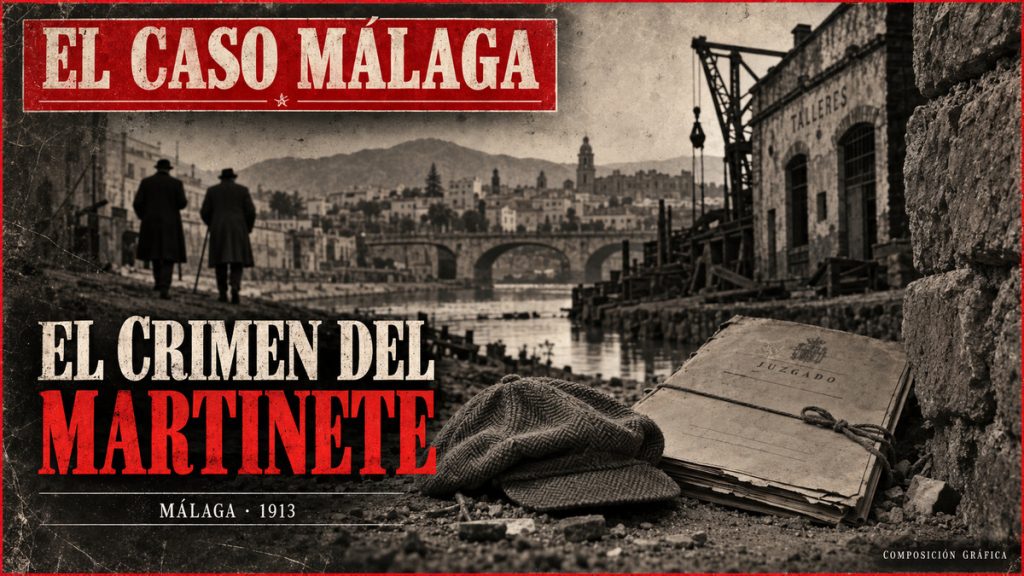 Portada editorial del crimen del Martinete ocurrido en Málaga en 1913
