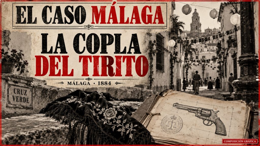 Portada editorial de La Copla del Tirito y la muerte de Ana Rodríguez en 1884