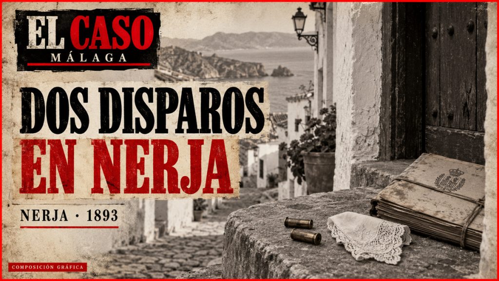 Portada editorial del crimen de María Rivas ocurrido en Nerja en 1893