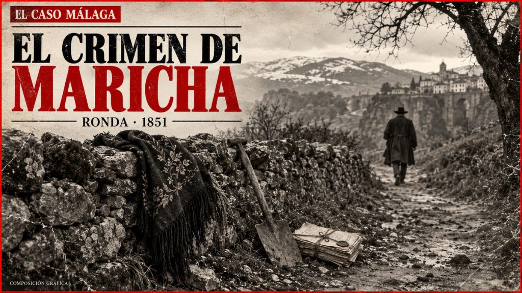 Portada editorial del crimen de Maricha en la Serranía de Ronda
