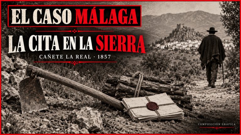 Portada editorial del crimen ocurrido en Cañete la Real en 1857