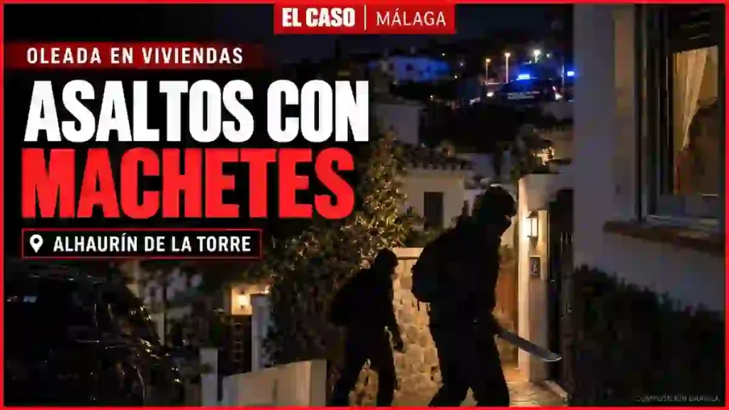 Oleada de asaltos con machetes en viviendas de Alhaurín de la Torre