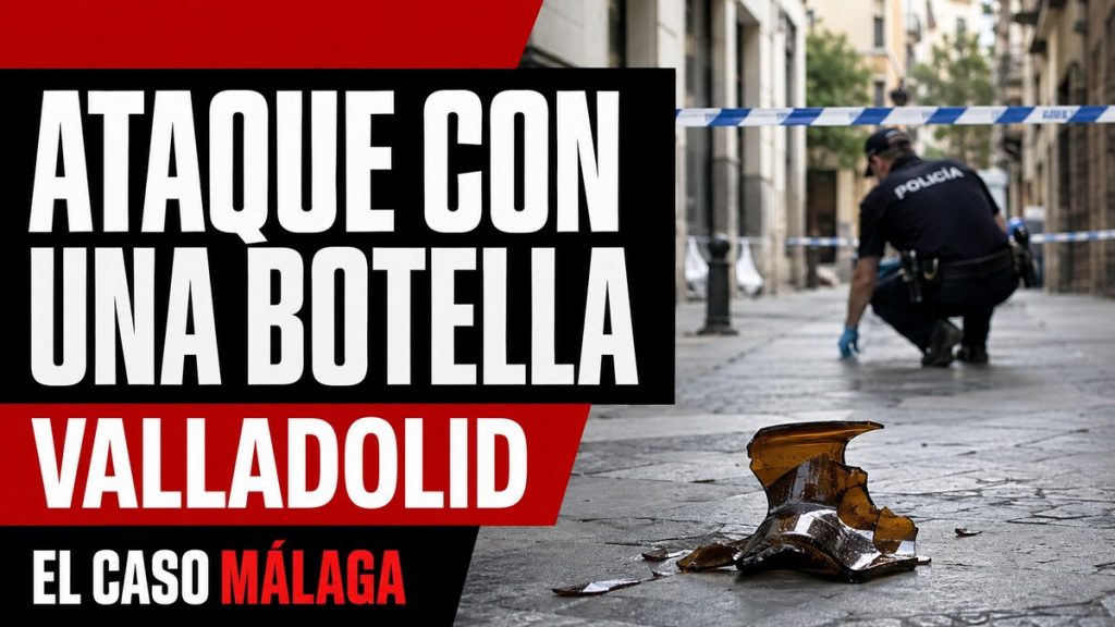 Portada de El Caso Málaga: Ataque con una botella - Valladolid