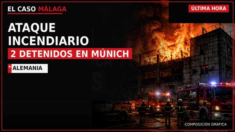 Portada de El Caso Málaga sobre el ataque incendiario contra una empresa de defensa en Múnich