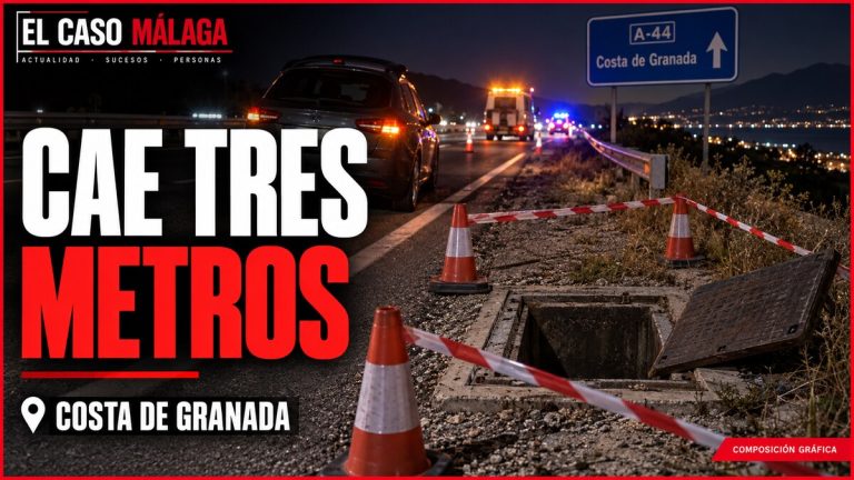 Portada editorial sobre la caída en una arqueta en la Costa de Granada