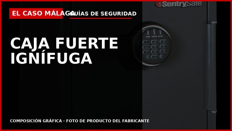 Caja fuerte ignífuga premium — El Caso Málaga