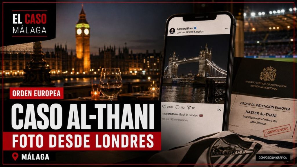 Portada El Caso Málaga sobre el caso Al-Thani y la publicación de una fotografía desde Londres