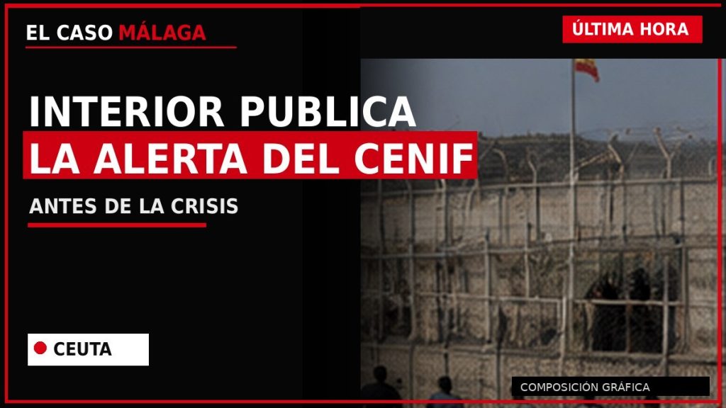 Portada de El Caso Málaga sobre la nota del CENIF previa a la crisis migratoria de Ceuta