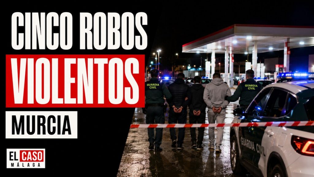 Portada de El Caso Málaga: Cinco robos violentos - Murcia