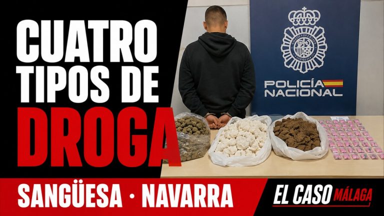 Portada de El Caso Málaga: Cuatro tipos de droga - Sangüesa, Navarra