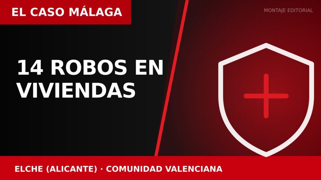 14 ROBOS EN VIVIENDAS en Elche (Alicante)