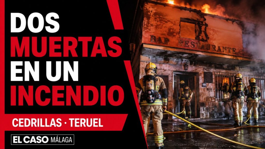 Portada de El Caso Málaga: Dos muertas en un incendio - Cedrillas, Teruel