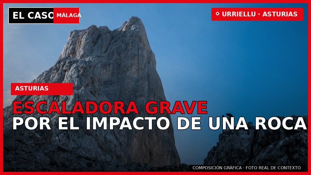 Portada de El Caso Málaga sobre una escaladora grave por el impacto de una roca en Urriellu