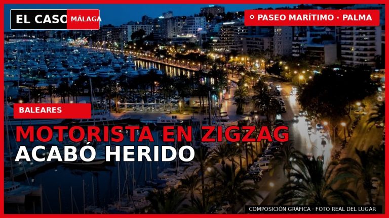 Portada de El Caso Málaga sobre un motorista que circulaba en zigzag y acabó herido en Palma