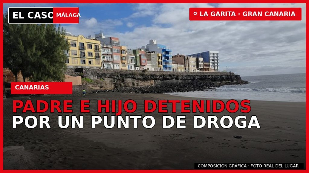 Portada de El Caso Málaga sobre la detención de un padre y su hijo por un punto de droga en La Garita