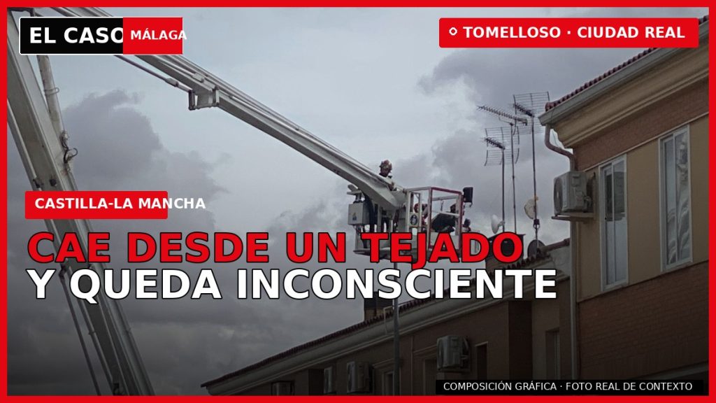Portada de El Caso Málaga sobre un trabajador que cayó desde un tejado en Tomelloso
