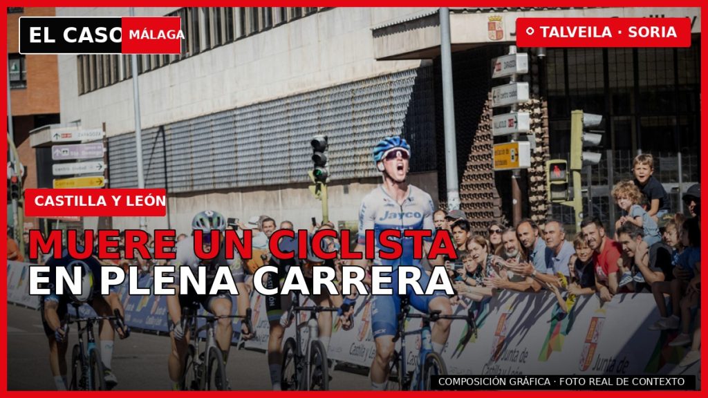 Portada de El Caso Málaga sobre la muerte de un ciclista durante una carrera en Talveila, Soria
