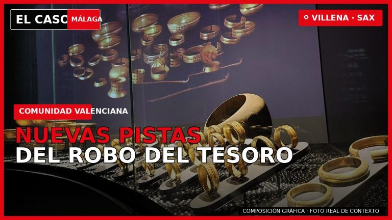 NUEVAS PISTAS DEL ROBO DEL TESORO en Villena y Sax — composición gráfica de El Caso Málaga