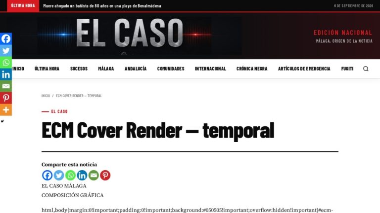Portada El Caso Málaga: detenida por atropellar presuntamente a su pareja en Elciego — composición gráfica