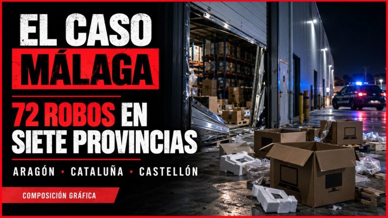 Portada EL CASO MÁLAGA sobre 72 robos en empresas de siete provincias