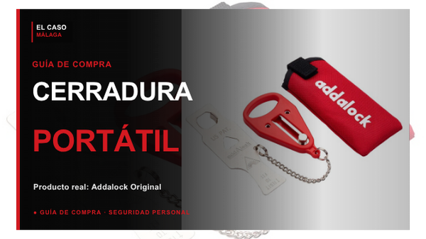 Portada El Caso Málaga para cerraduras portátiles con una Addalock Original real