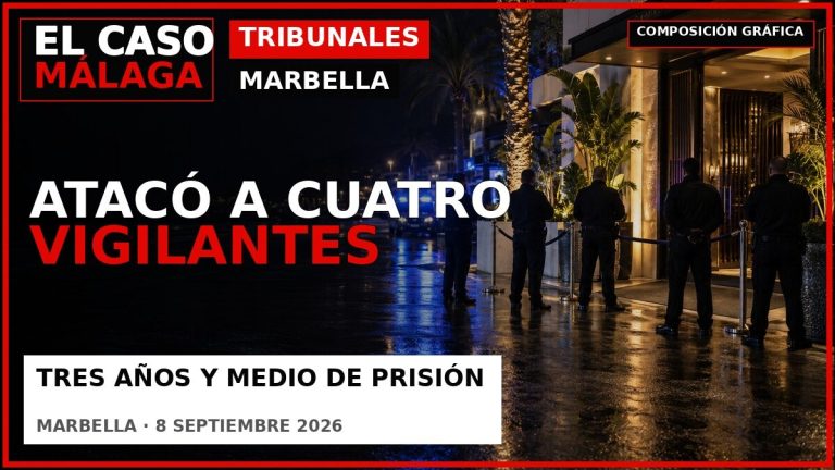 Portada de El Caso Málaga sobre la condena por atacar a cuatro vigilantes en Marbella