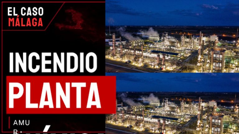 Portada de El Caso Málaga: INCENDIO EN — PLANTA QUÍMICA — Amur, Rusia