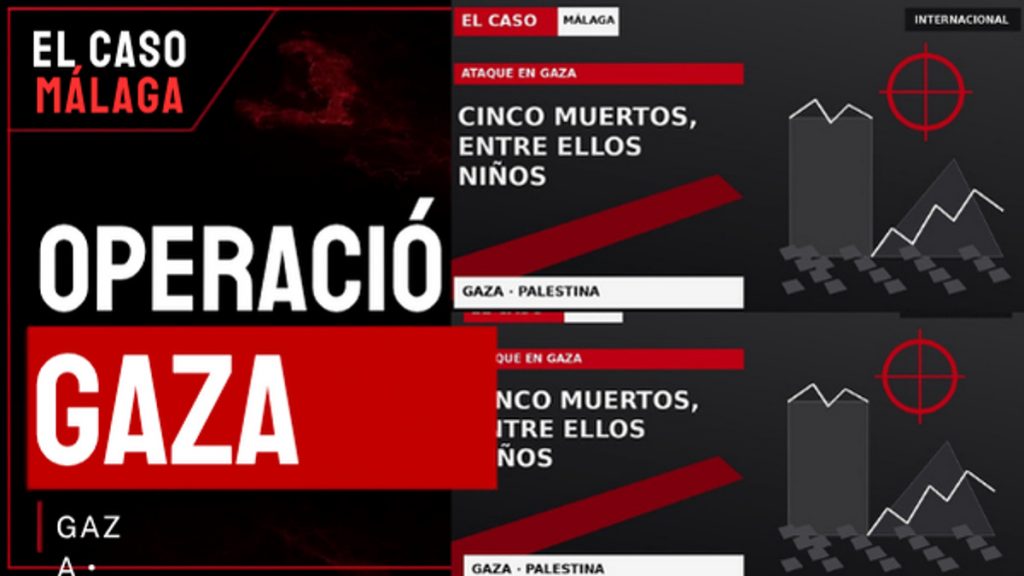 Portada de El Caso Málaga: OPERACIÓN EN — GAZA — Palestina