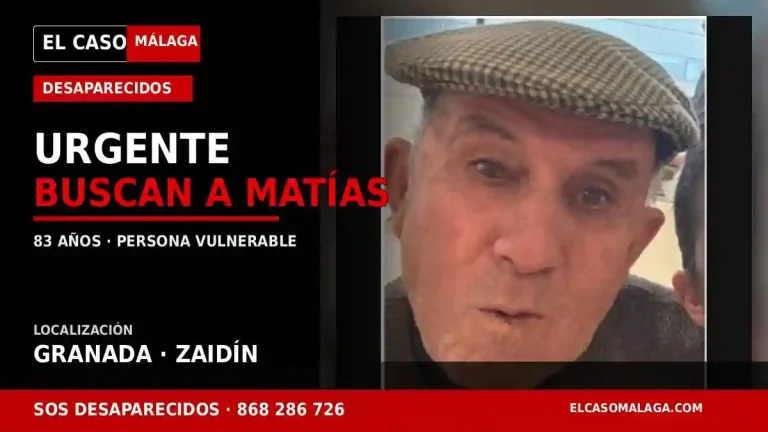 Portada de El Caso Málaga sobre la desaparición de Matías M. G., de 83 años, en el Zaidín de Granada el 7 de septiembre de 2026
