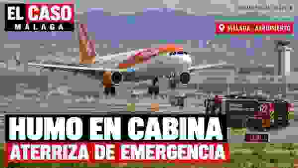 Portada editorial completa de El Caso Málaga sobre el vuelo de easyJet que declaró una emergencia por humo en cabina al llegar al aeropuerto de Málaga