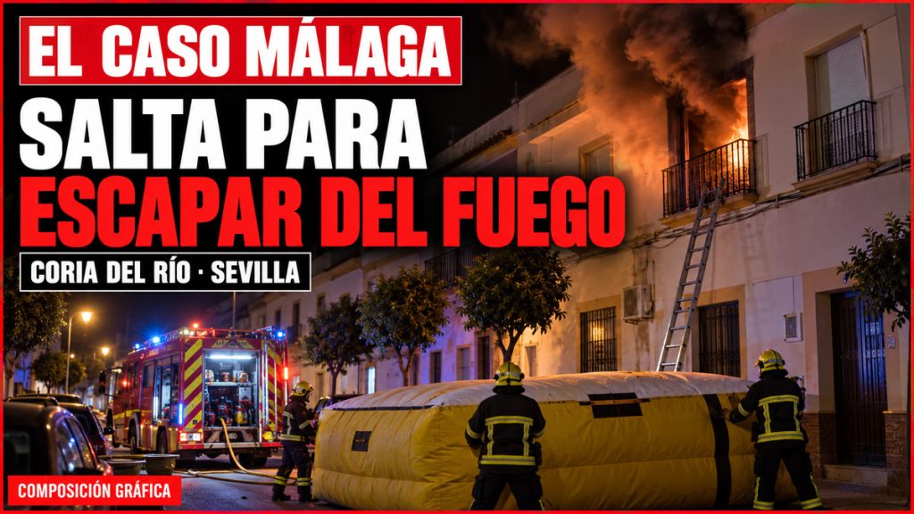 Portada ECM sobre el incendio de una vivienda en Coria del Río