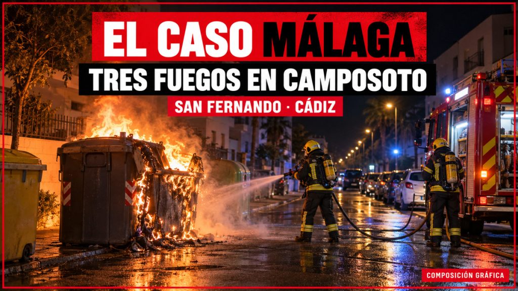 Portada ECM sobre los incendios de contenedores investigados en Camposoto