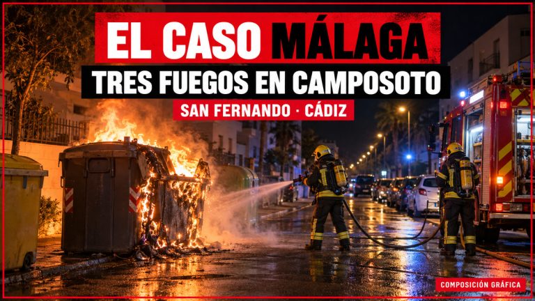 Portada ECM sobre los incendios de contenedores investigados en Camposoto