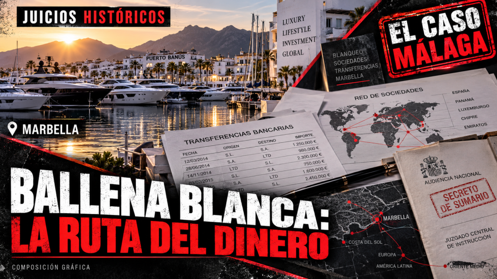 Portada editorial del Caso Ballena Blanca y la investigación del blanqueo en Marbella