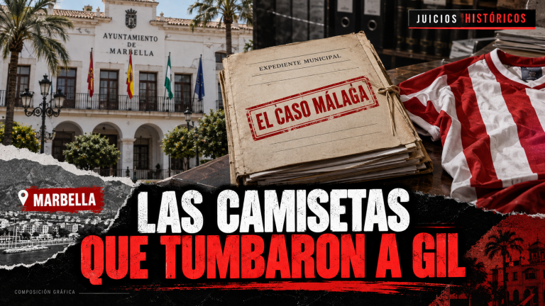 Portada editorial sobre el Caso de las Camisetas y la condena que apartó a Jesús Gil de la Alcaldía de Marbella
