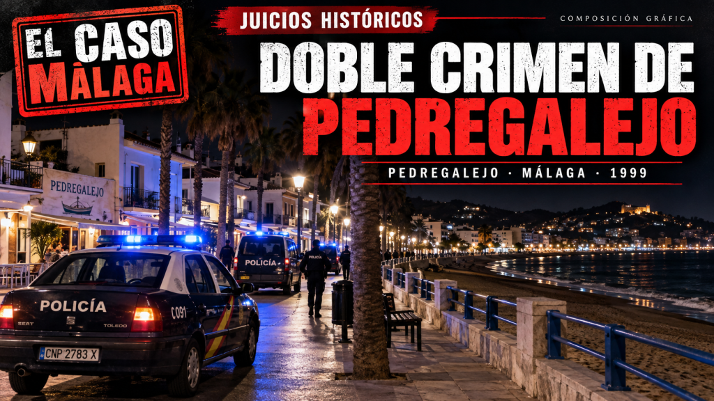 Portada editorial sobre el doble crimen de Pedregalejo ocurrido en Málaga en 1999