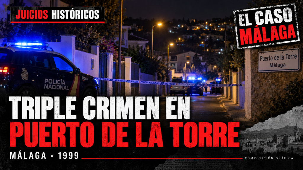 Portada editorial sobre el triple crimen de Puerto de la Torre ocurrido en Málaga en 1999