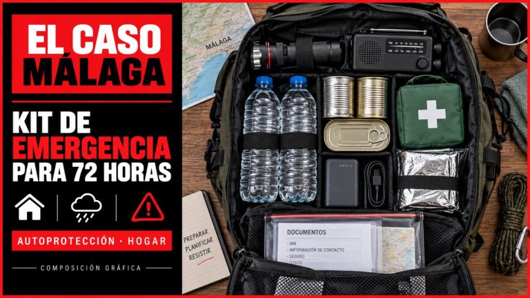 Portada EL CASO MÁLAGA: kit doméstico de emergencia para 72 horas