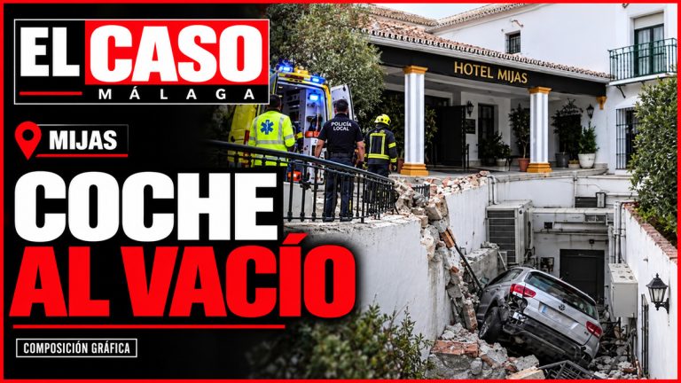 Portada editorial de El Caso Málaga sobre el coche que cayó al recinto de un hotel en Mijas