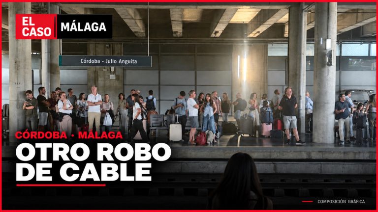 Portada editorial de El Caso Málaga sobre otro robo de cable que retrasó los trenes entre Córdoba y Málaga