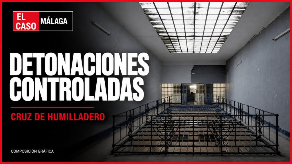 Portada editorial de El Caso Málaga sobre las detonaciones controladas por un rodaje en la antigua cárcel de Cruz de Humilladero