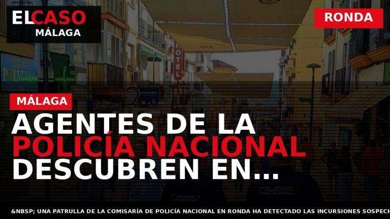 Portada El Caso Málaga: AGENTES DE LA POLICÍA NACIONAL DESCUBREN EN RONDA A DOS FALSOS — RONDA