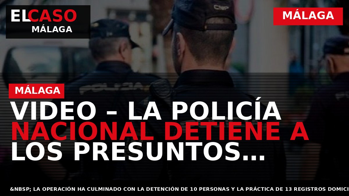 VIDEO – La Policía Nacional detiene a los presuntos autores del tiroteo contra agentes en Isla Mayor