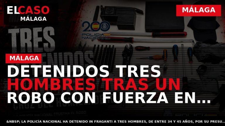 Portada El Caso Málaga: DETENIDOS TRES HOMBRES TRAS UN ROBO CON FUERZA EN CRUZ DEL — MÁLAGA