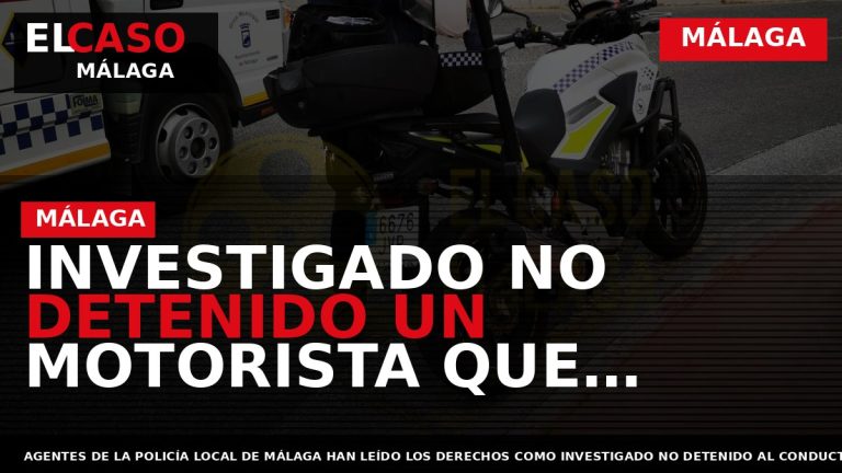 Portada El Caso Málaga: INVESTIGADO NO DETENIDO UN MOTORISTA QUE COLISIONÓ FRONTALMENTE CONTRA UN COCHE — MÁLAGA