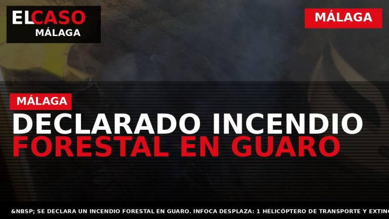 Portada El Caso Málaga: DECLARADO INCENDIO FORESTAL EN GUARO — MÁLAGA