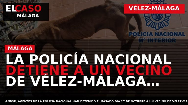 Portada El Caso Málaga: LA POLICÍA NACIONAL DETIENE A UN VECINO DE VÉLEZ-MÁLAGA POR MANTENER — VÉLEZ-MÁLAGA
