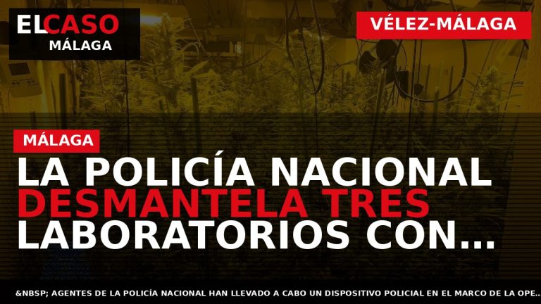 Portada El Caso Málaga: LA POLICÍA NACIONAL DESMANTELA TRES LABORATORIOS CON 507 PLANTAS DE MARIHUANA — VÉLEZ-MÁLAGA