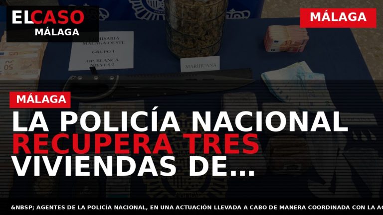 Portada El Caso Málaga: LA POLICÍA NACIONAL RECUPERA TRES VIVIENDAS DE PROTECCIÓN OFICIAL CONTROLADAS POR — MÁLAGA